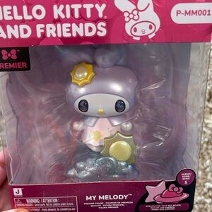 Hello Kitty My Melody Figure - Purple and Gold